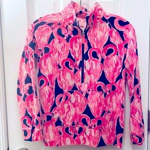 Flamingos and Lilly Pulitzer EUC girls popover